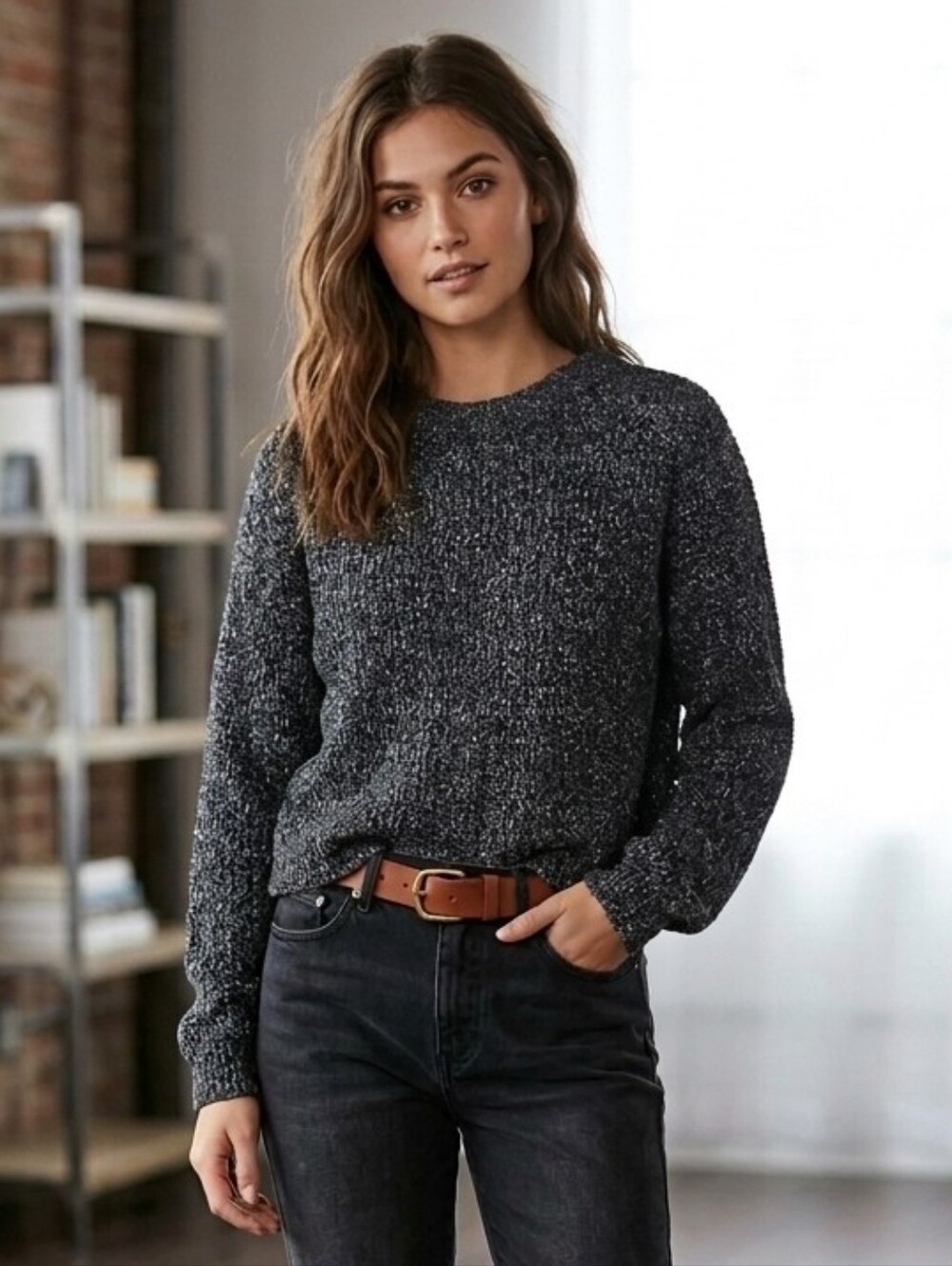 Forever 21 Sparkle Sweater